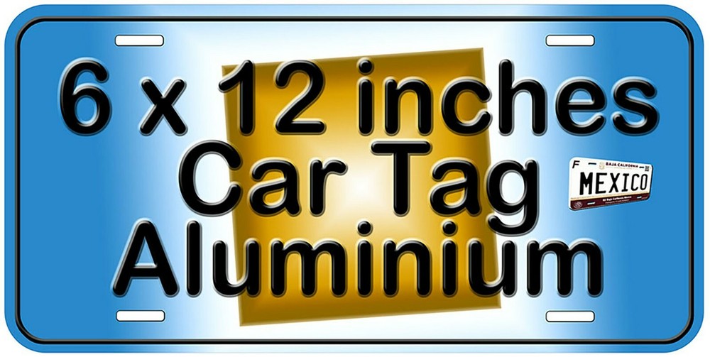 Morelos Personalized Car Auto Mexico License Plates Any Text