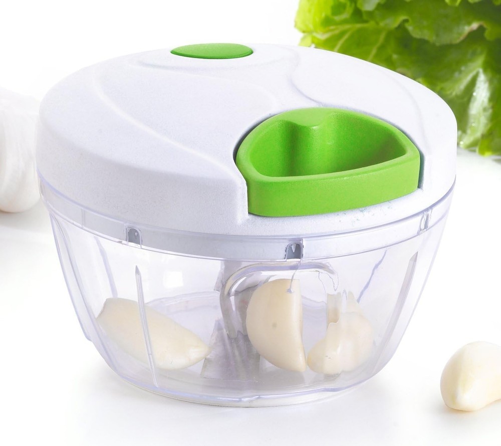 Manual Food Processor - Efficient Mini Pull Chopper, Hand Food Chopper for Easy