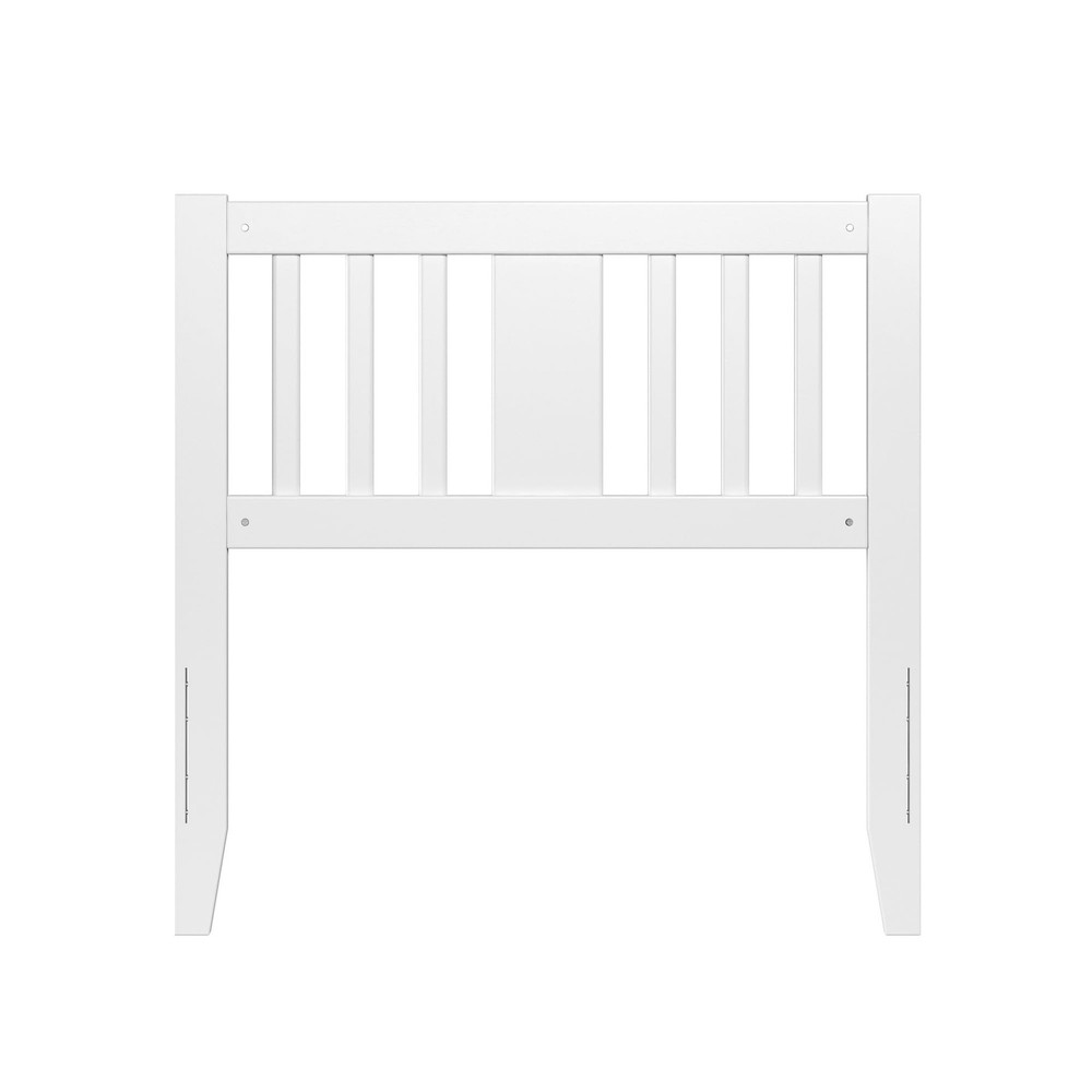 AFI, Tahoe Solid Wood Slatted Headboard, Twin, White