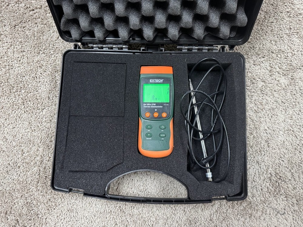 Extech SDL350 Hot Wire Thermo-Anemometer and Datalogger