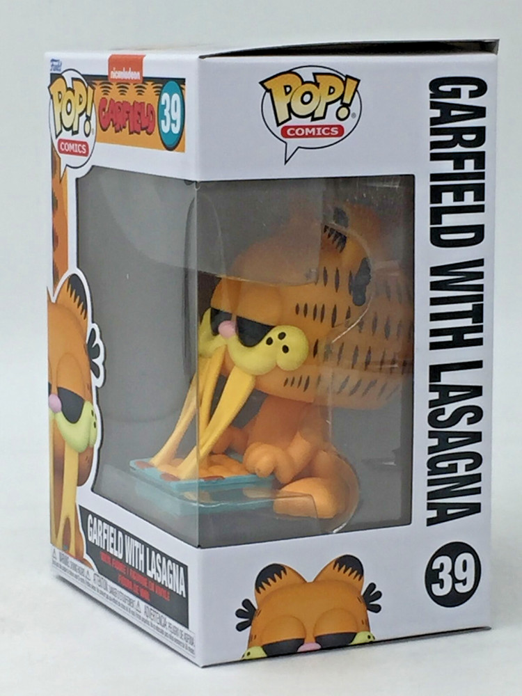 Funko Pop! Comics Garfield With Lasagna #39 With Pop Protector