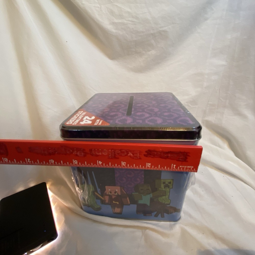 Minecraft Tin Mailbox With 24 Stickers