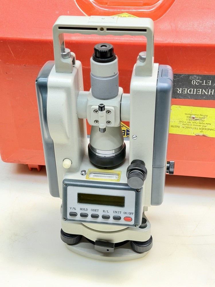 Schneider Technical Theodolite ET-20 W/ Case - Untested