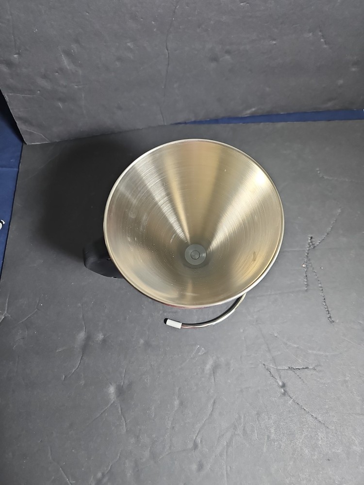 de Buyer KWIK Mini Piston Black Funnel - 0.8 qt