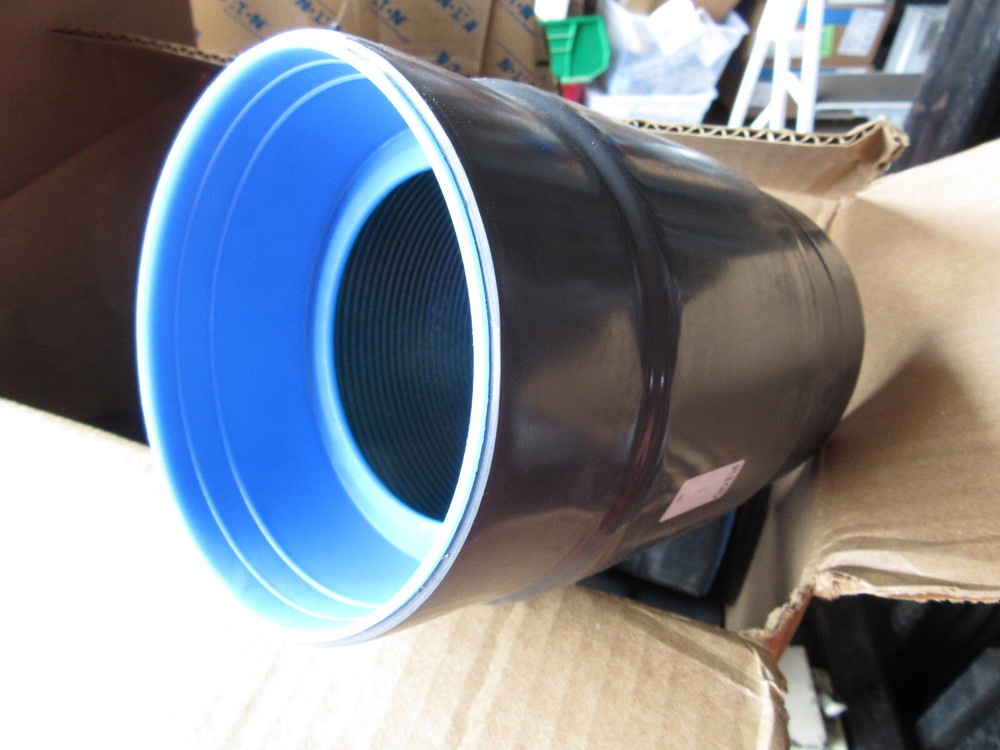 Perma-Cote CPL-400, 4" PVC Coated Threaded Coupling New