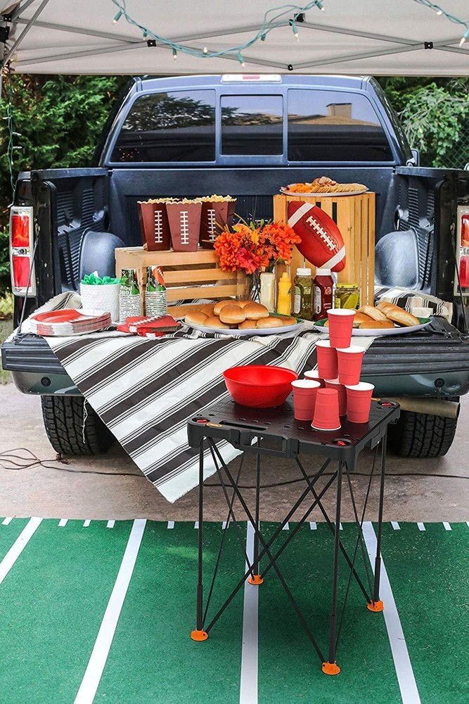 WX066 Worx (2) Sidekick Portable Tailgate Work Tables-Save Buying 2