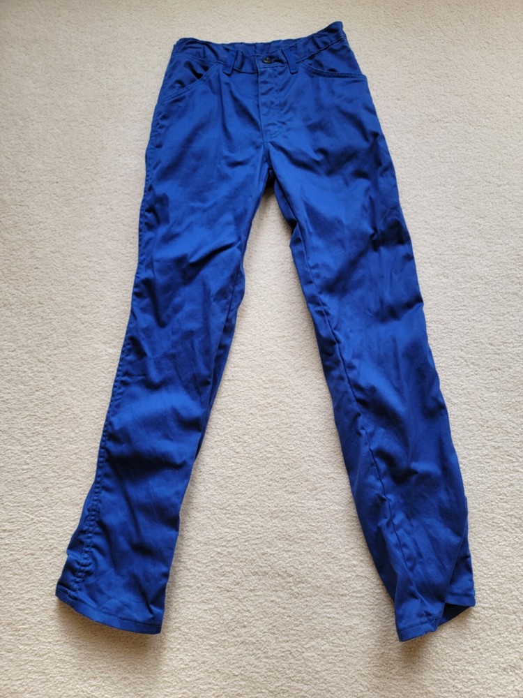 Bulwark Protective Apparel Flame Resistant Work Pants Blue 28-37U