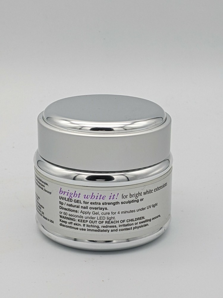 Gel It! by EZFlow bright white it! 2oz LED/UV Gel