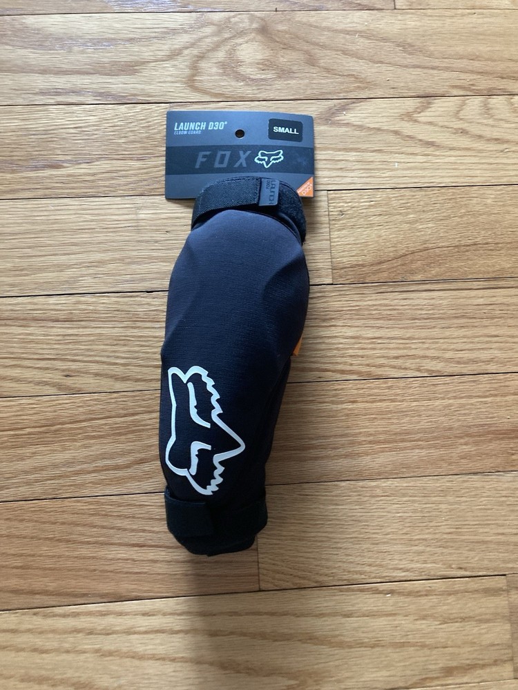 Fox Launch D30 Elbow Pads Small Black Adjustable Cycling Flexible