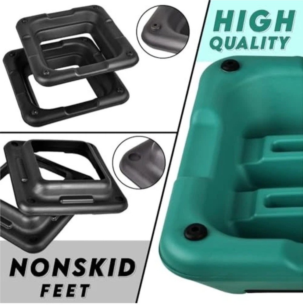 Step Aerobic Platform, Exercise Step with 5 Levels Adjustable Height, 4 Stackabl