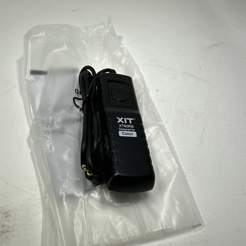 XIT XT60RS DESIGNED FOR CANON WIRED REMOTE CONTROL BLACK