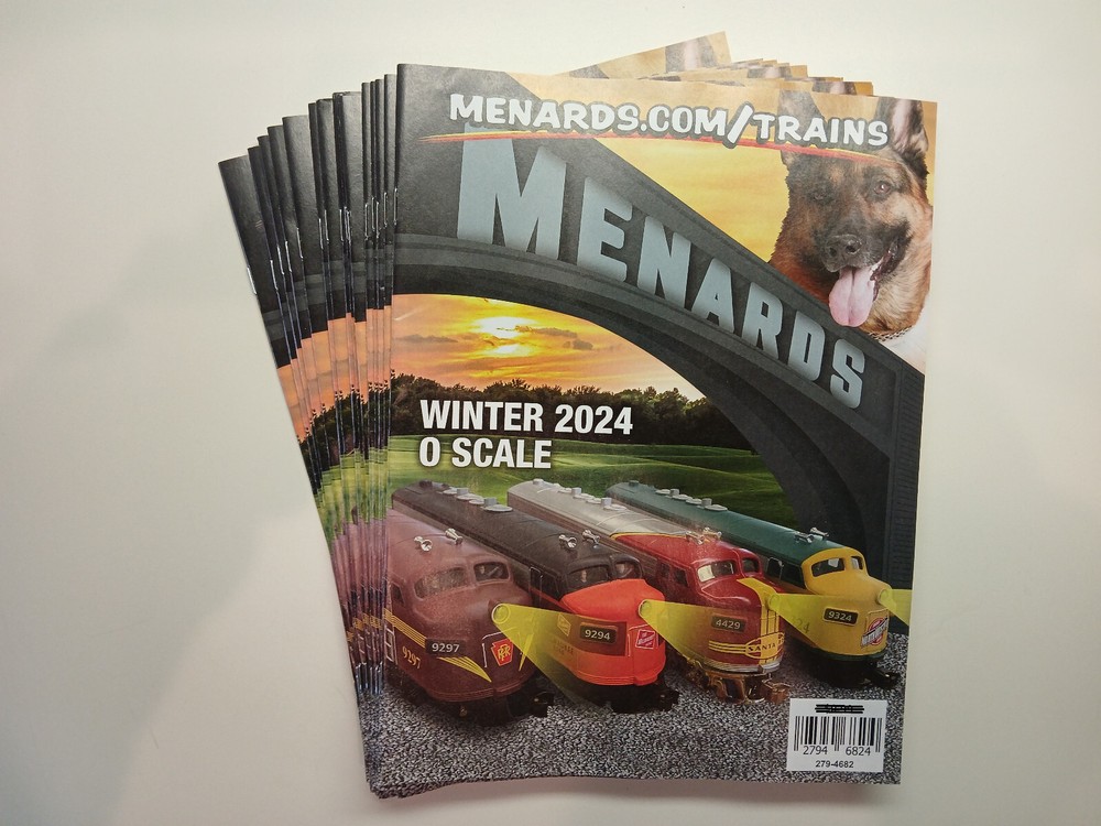 Menards Fall 2024 O Scale Train Catalog - NEW!