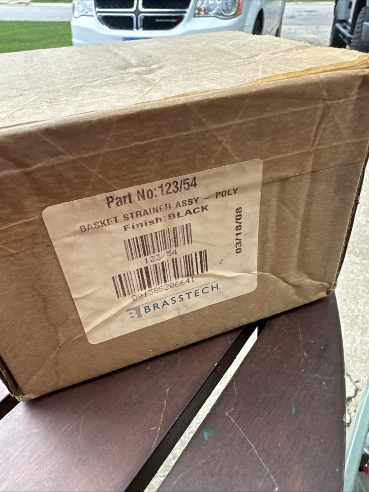 Brasstech 123/54 Garbage Disposal Stopper, Black