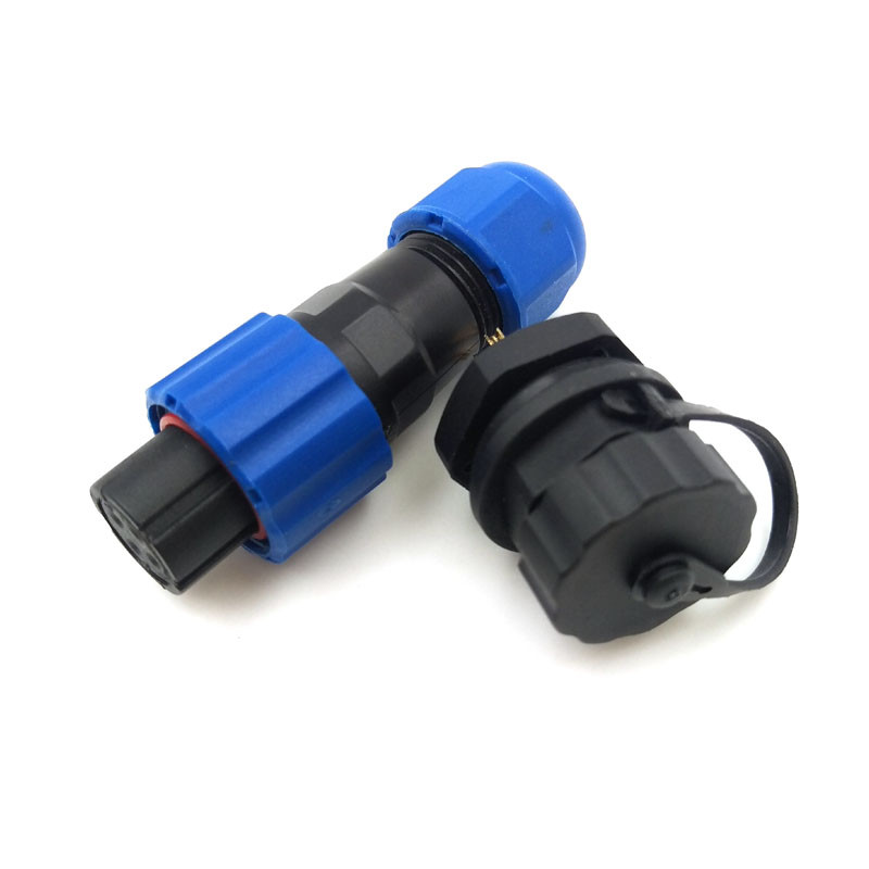 SD13 5A 4Pin Panel Mount Waterproof Cable Connector IP68 Aviation Plug Socket