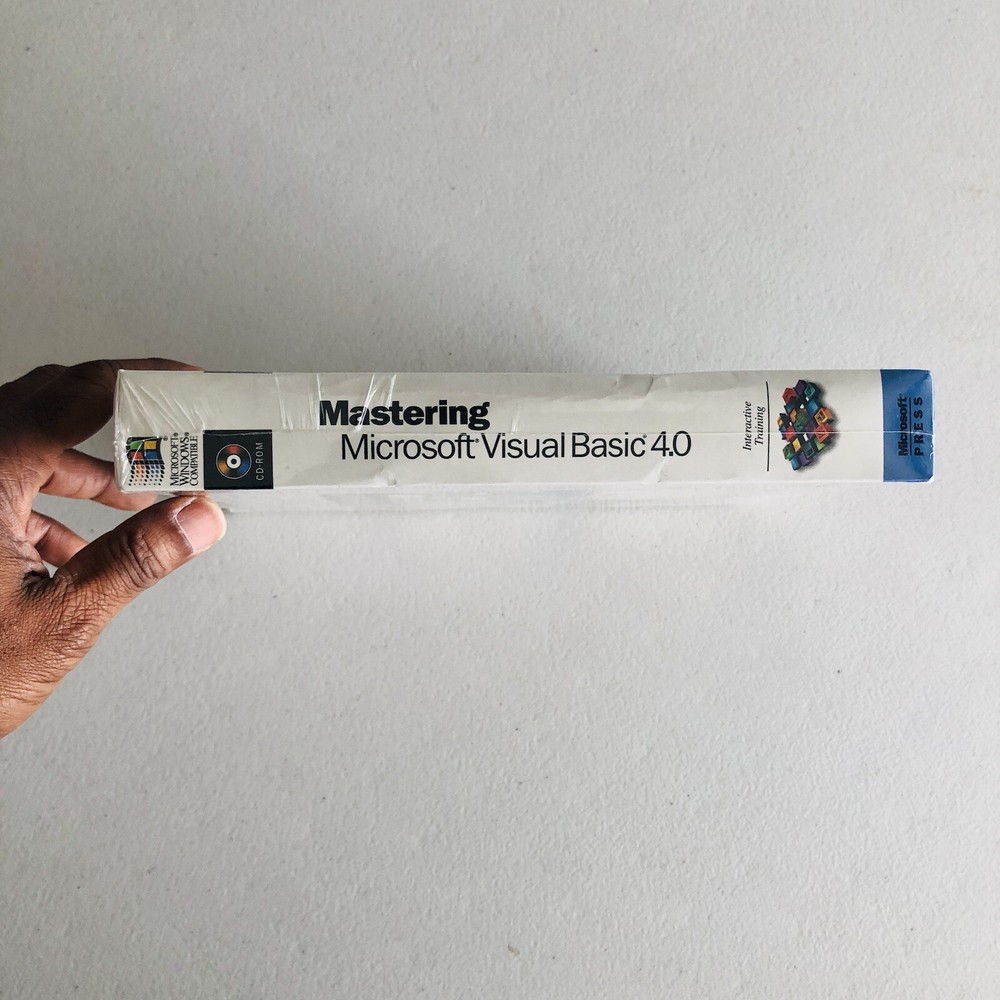 Mastering Microsoft Visual Basic 4.0 - Microsoft Mastering Series CD-ROM Sealed
