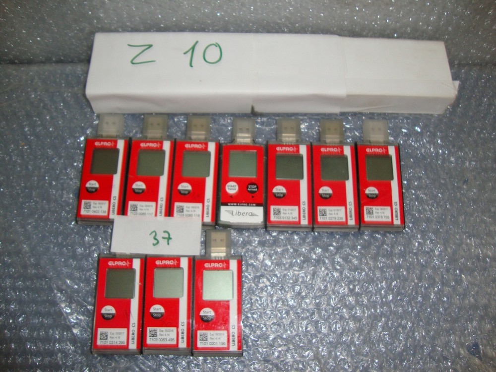 10 units Elpro Libero Cold Chain Temperature Data Logger USB