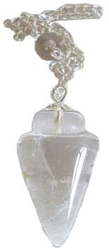 Clear Quartz Ritual Pendulum - Master Healer Amplifier Dowsing Tool
