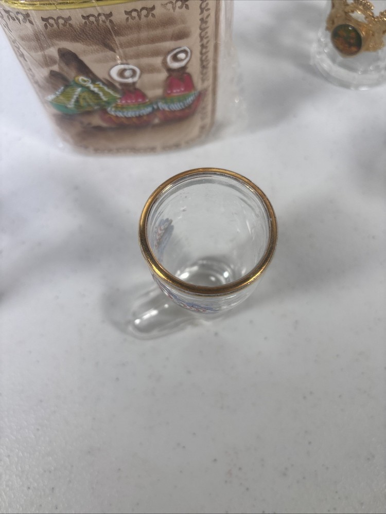 VINTAGE PISCO PURO 5 Glasses