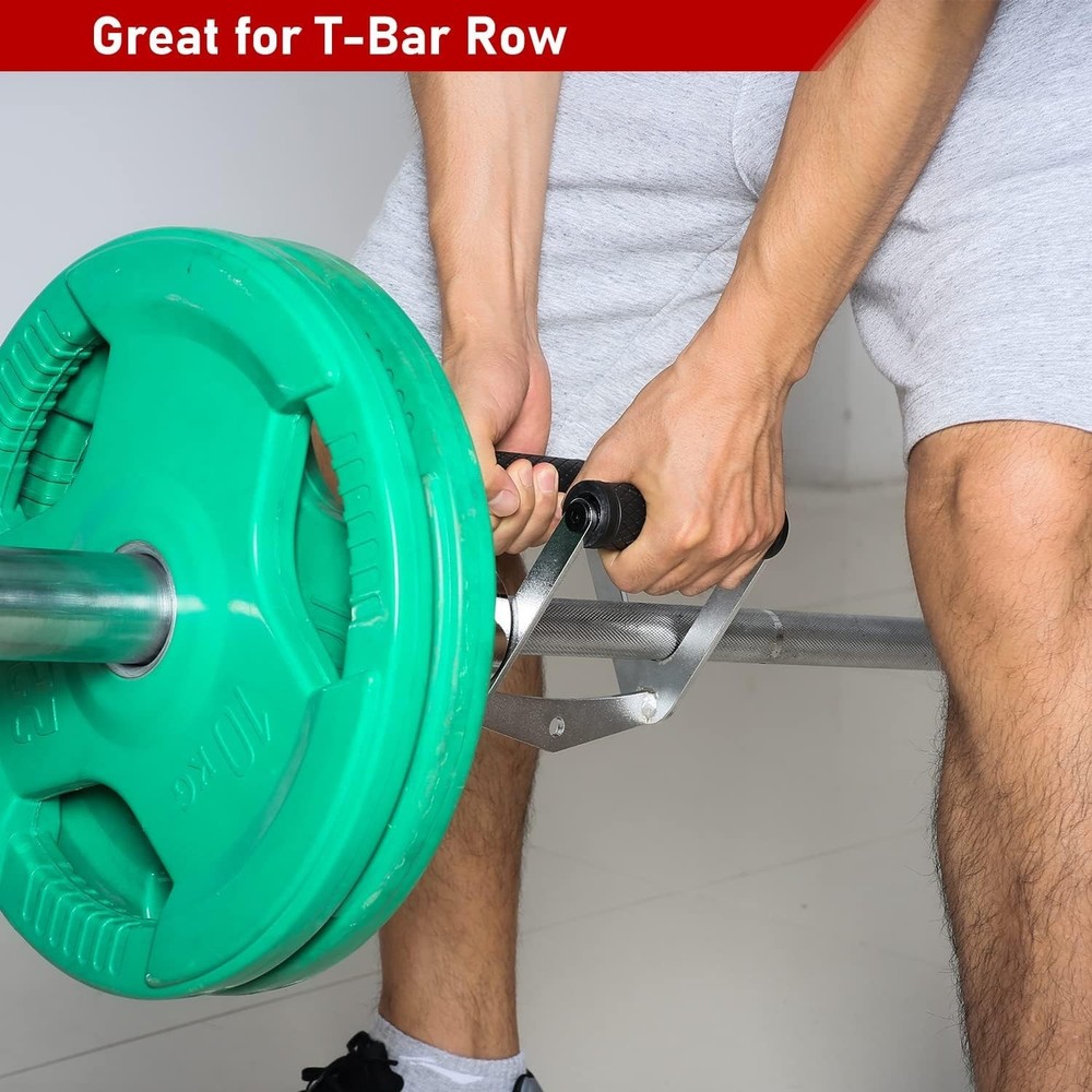 Durable Double D Grip Handle Landmine Attachment for Optimal Workout Performance