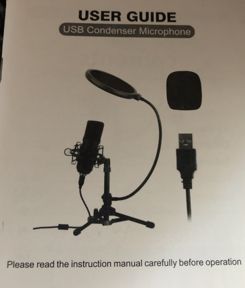 RISEA PROFESSIONAL MICROPHONE STAND SET NEW OPEN BOX