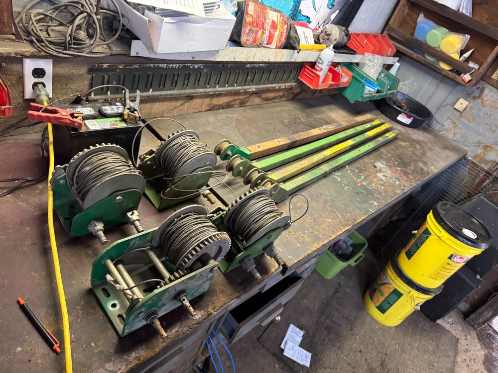 LOT OF 4 GREENLEE 766 M5 CABLE WIRE TUGGER PULLER'S