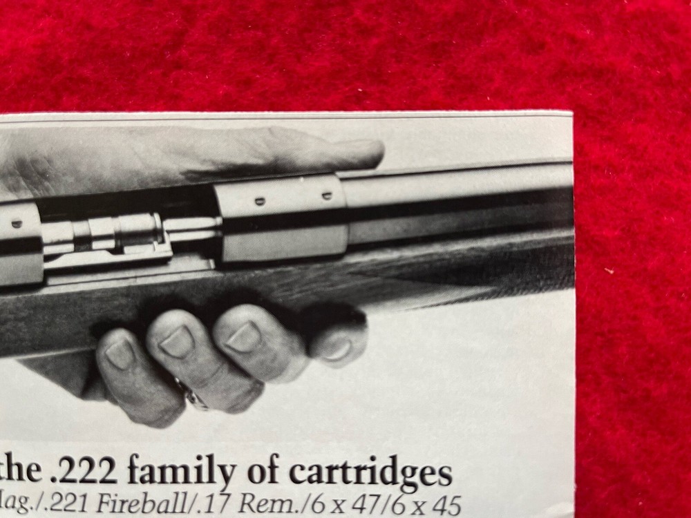 Kimber Model 84 1986 Print Ad Mauser Type Bolt Action