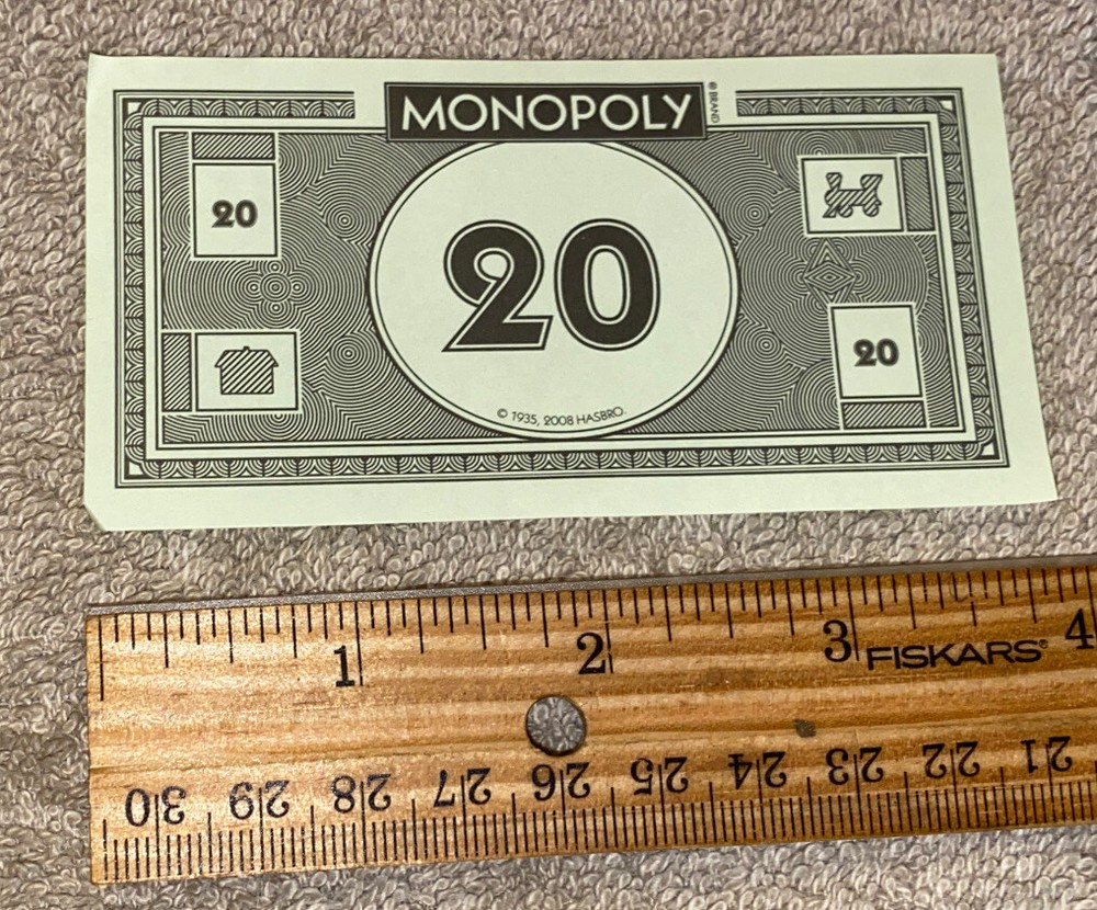 Monopoly 2008 Board Game - Replacement Piece - (30) 20 Bills