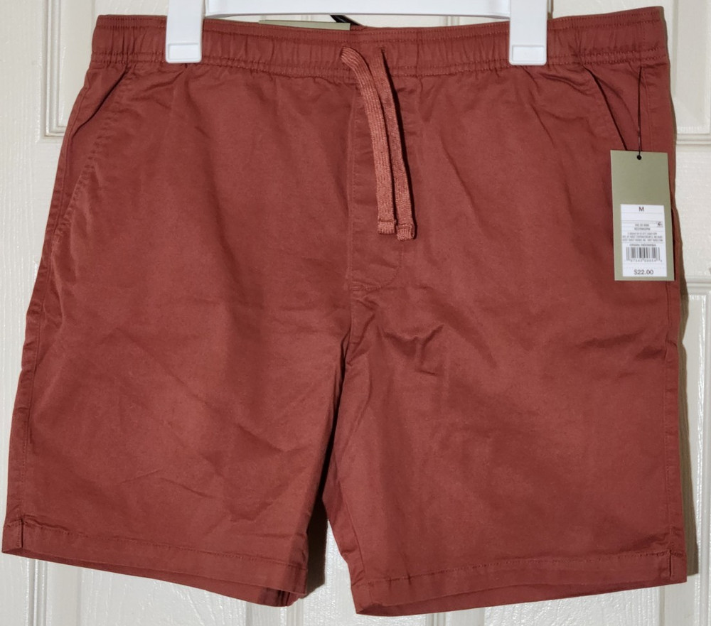 Goodfellow & Co Men's Medium Everyday Relaxed Fit Drawstring Shorts 7"