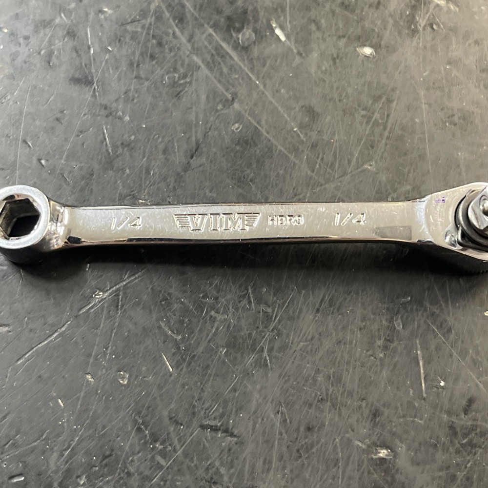 VIM Tools HBR3 - 1/4" Hex Micro Bit Low Profile Ratchet