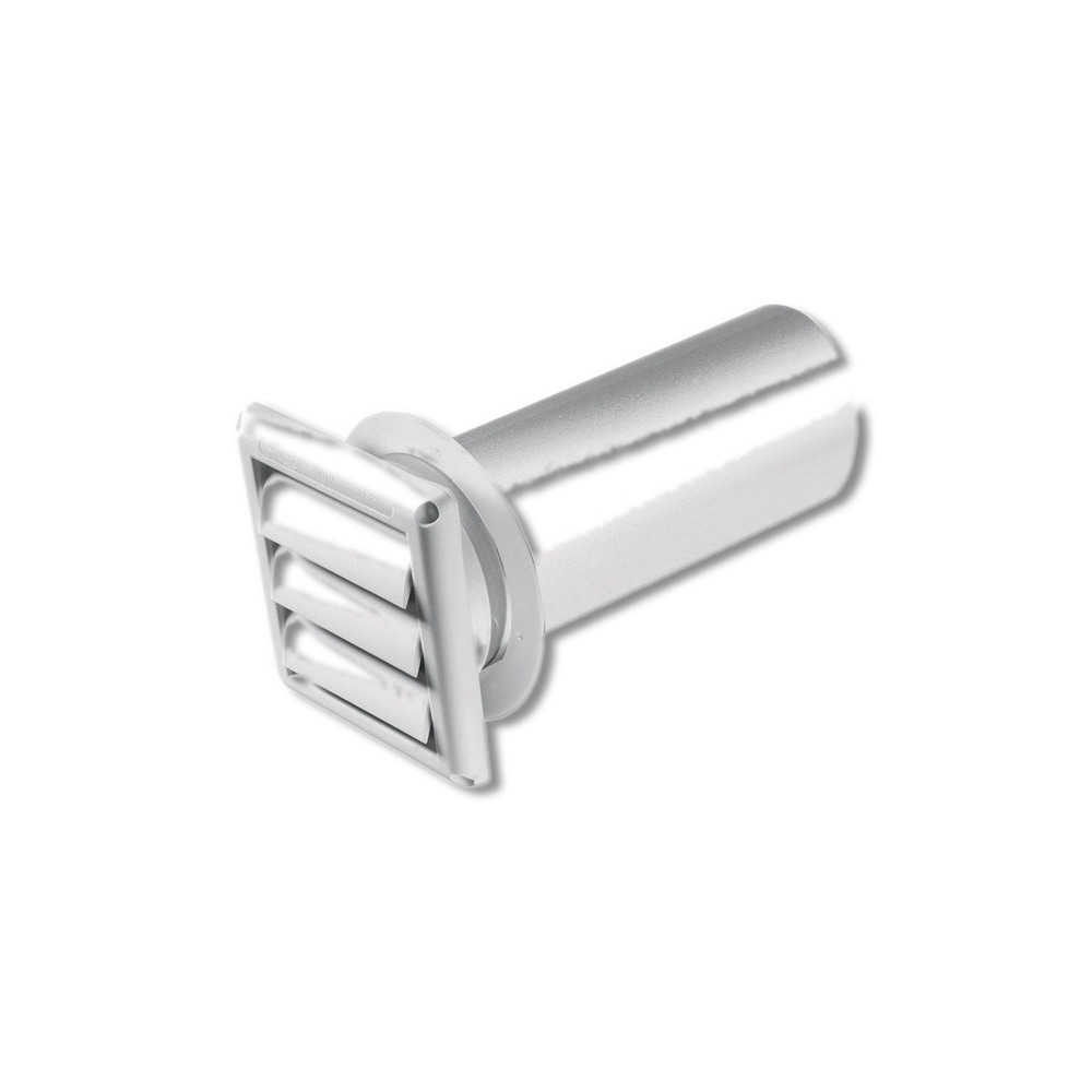 Deflect-O Plastic Wall Cap with Tailpipe SVHAW6/8