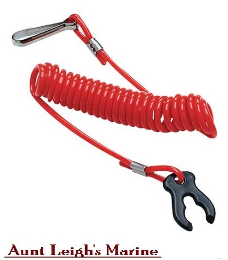 Universal Emergency Engine Cutoff Kill Switch Replacement Tether Lanyard & Key