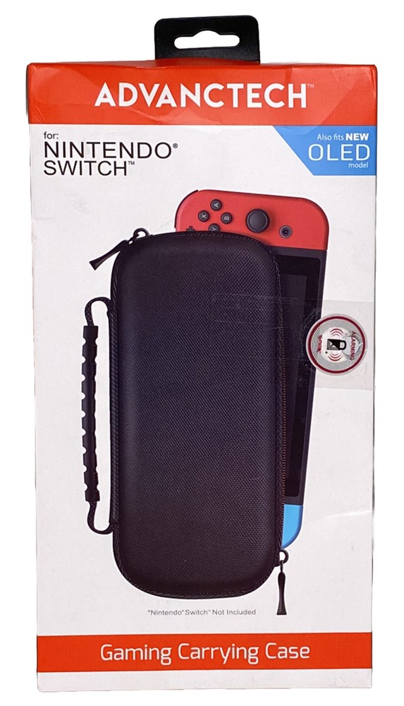 Nintendo Switch Gaming Carrying Case Advanctech Fits OLED Model Travel Storage
