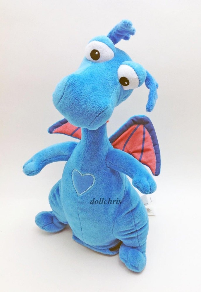 Disney Stuffy Doc McStuffins Dragon Light Up Heart Talking Plush Dancing 15" HTF
