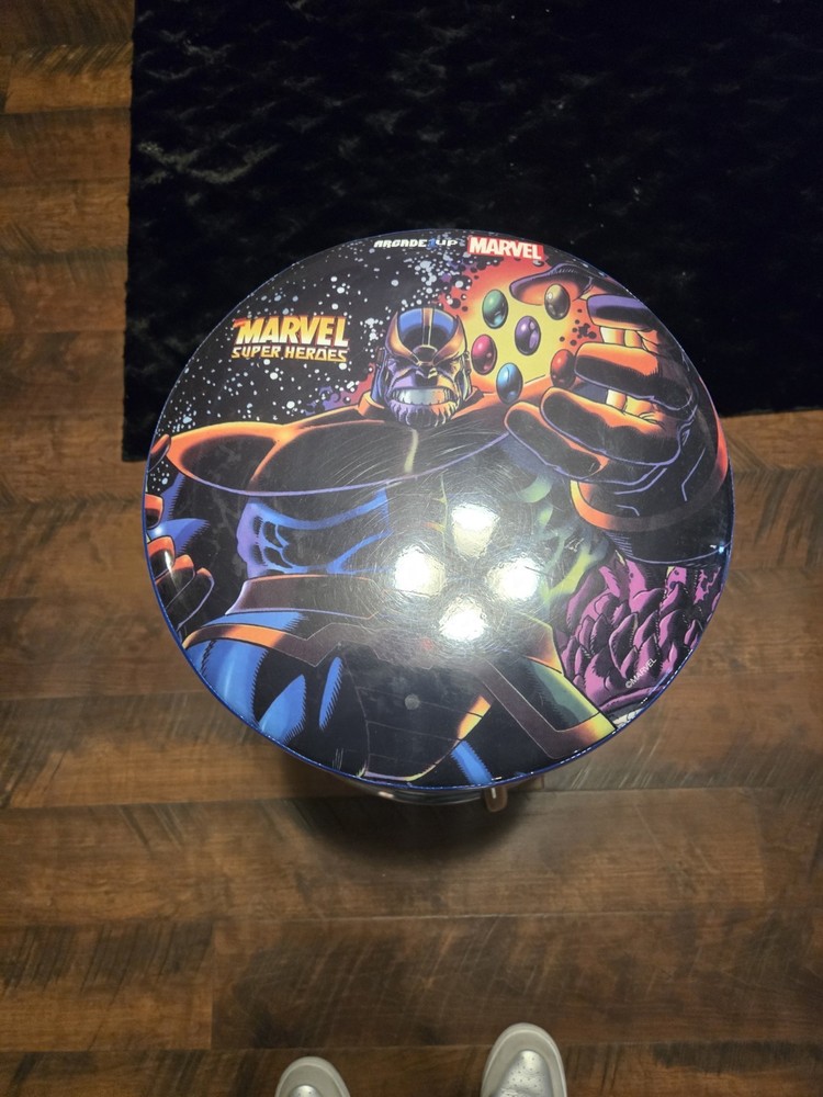 2 Rare Arcade 1up Marvel Superheros 21.5 Stools