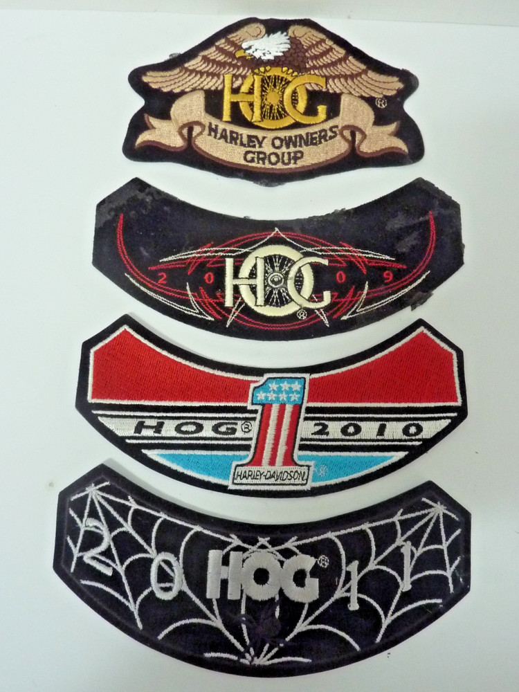 Harley Davidson Owners Group Patches 2009  2010 2011 + Harley Owners Group Patch