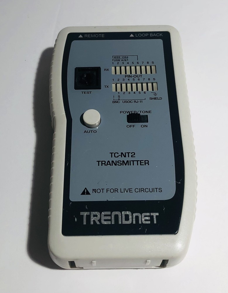 TRENDnet TC-NT2 Network Cable Tester Tone Generator & Remote Terminator Tested