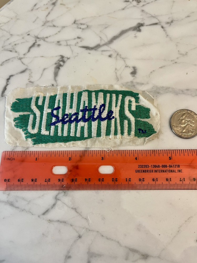 Seattle Seahawks Embroidered Patch Vintage