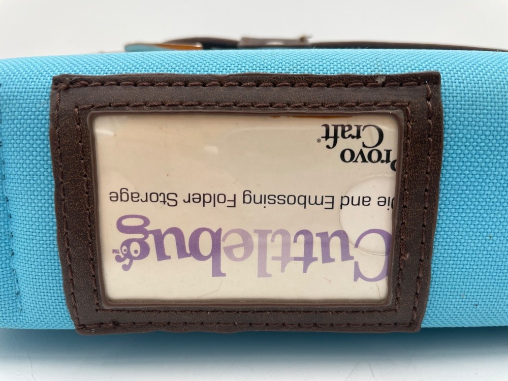 Cuttlebug Die & Embossing Folder Storage Binder With Inserts By Provo Craft Blue