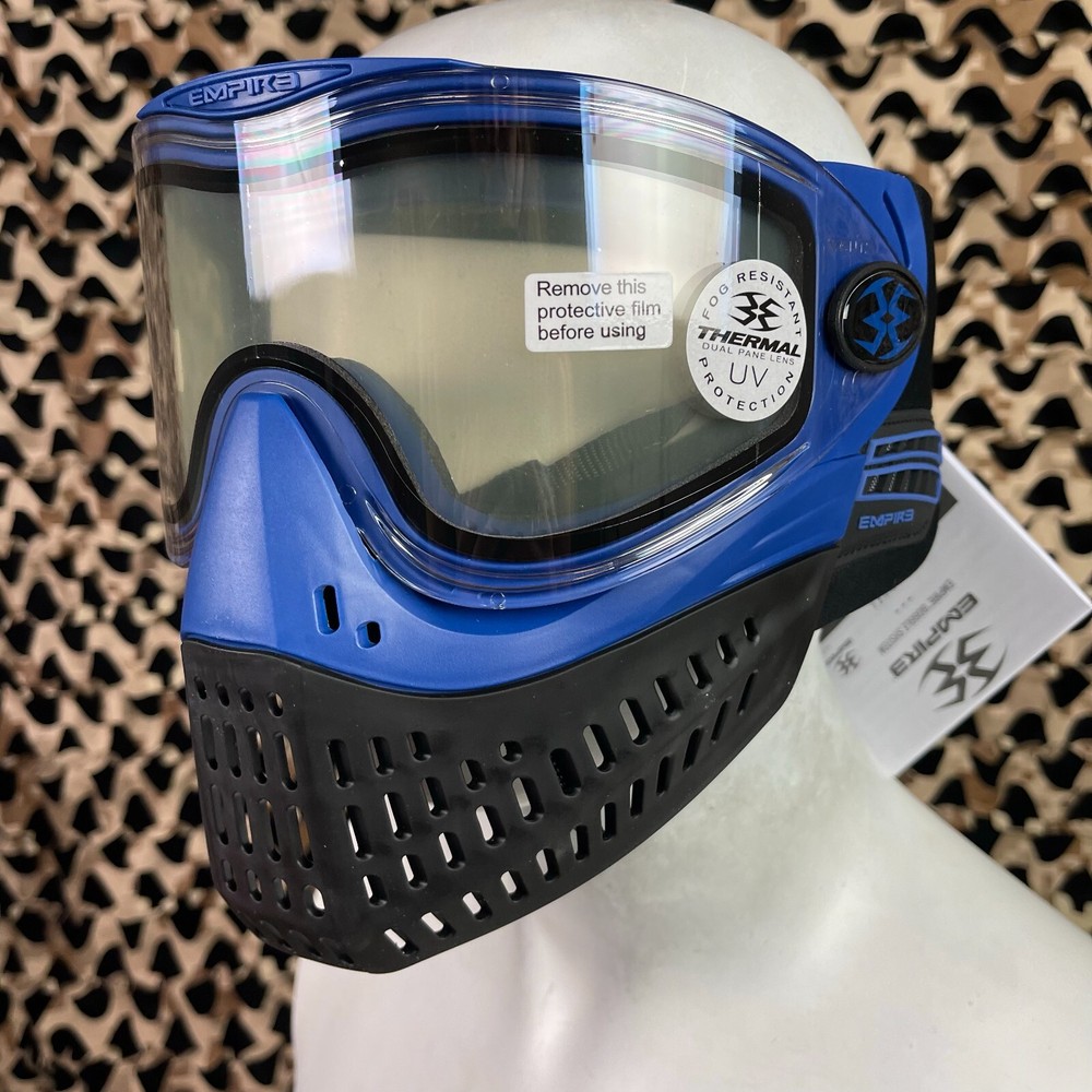 NEW Empire E-Flex Paintball Mask - Blue