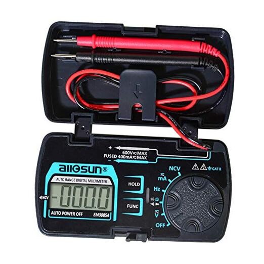 Auto Ranging Pocket Tiny Digital Multimeter, Mini Electrical Autoranging