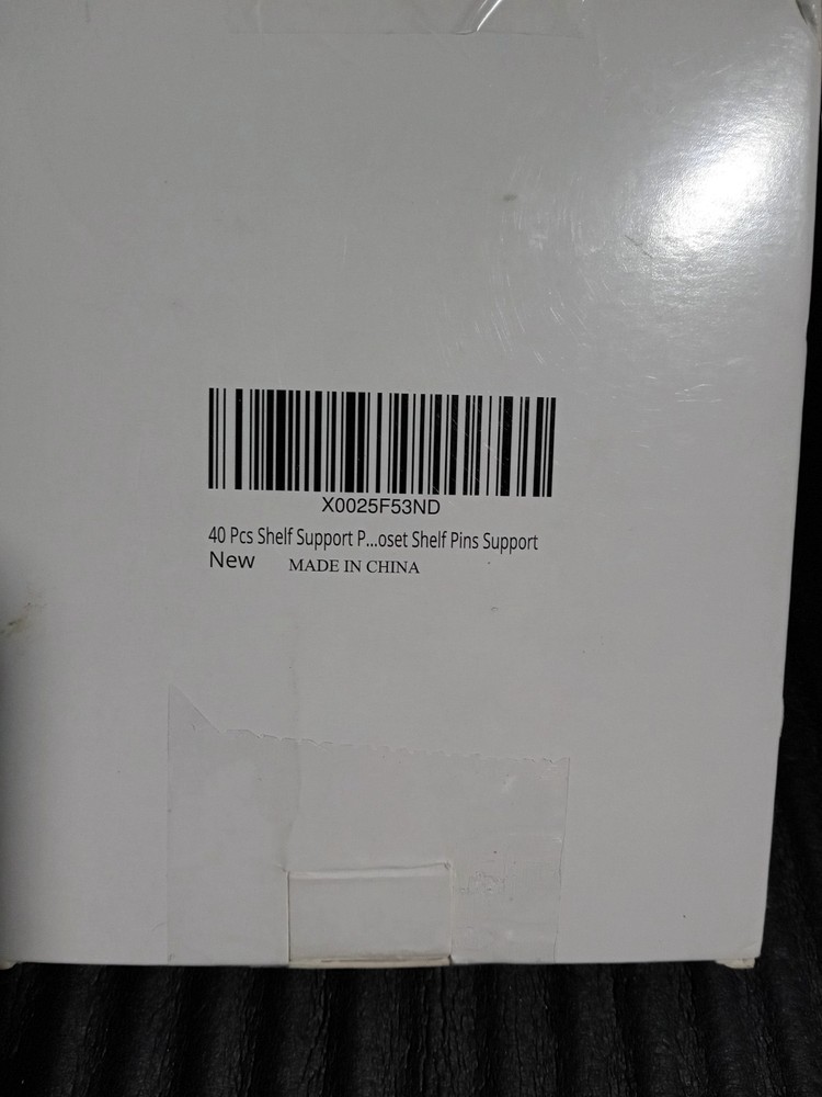 40pcs Shelf Pins Support