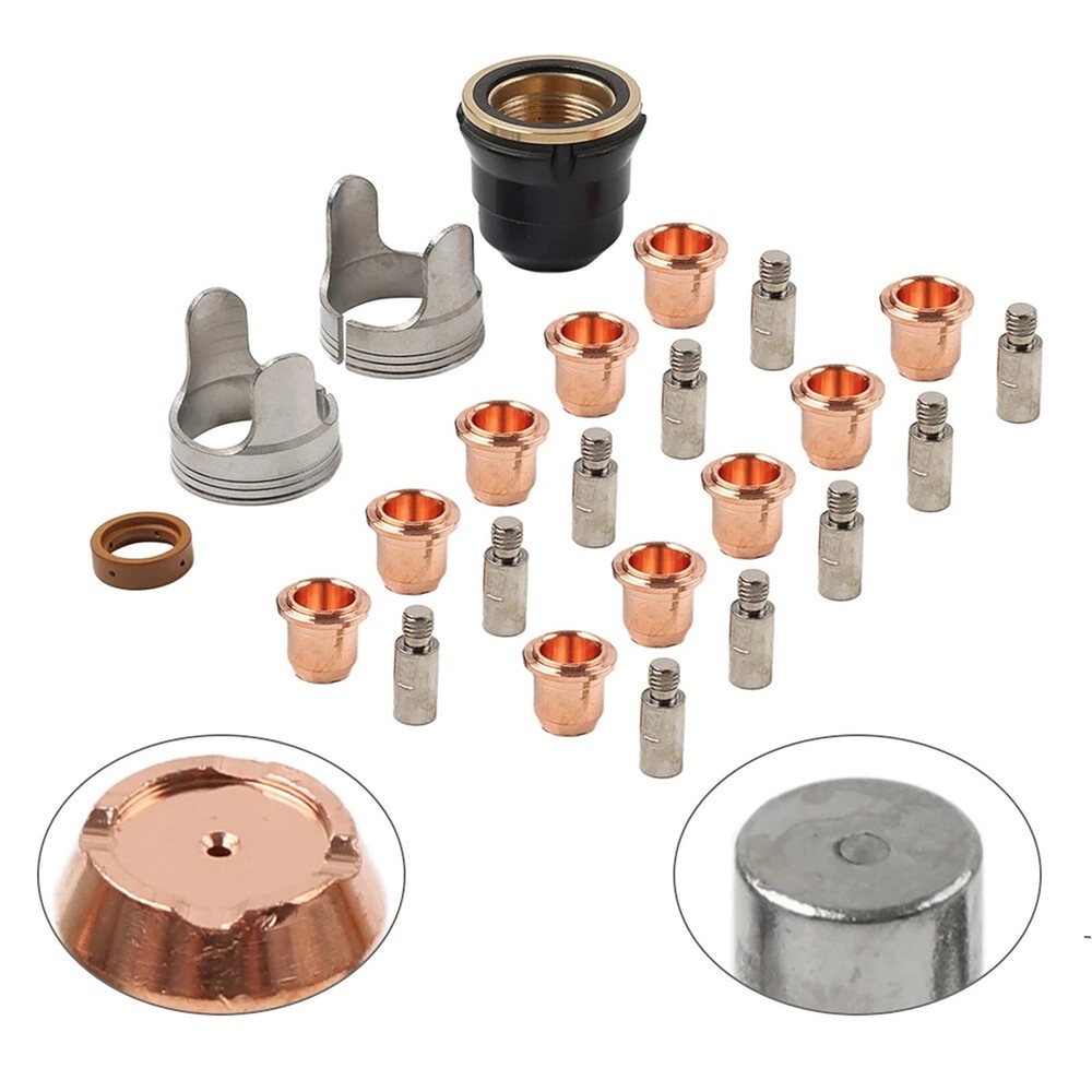 24Pcs Plasma Cutting Torch Consumables Tips Apply in welding For IPT40
