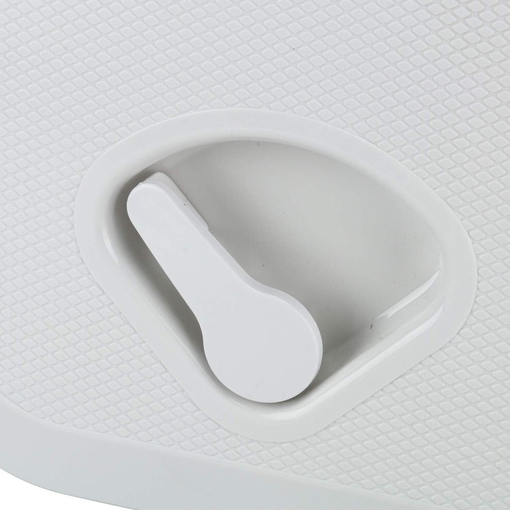 White Marine Deck Access Hatch 17.3“×12.4" Boat Hatch & Lid Rectangle Deck Hatch