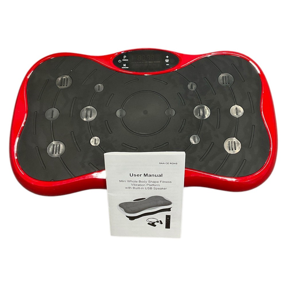 Vibration Plate Exercise Machine Whole Body Workout Bluetooth Lymphatic Drainage