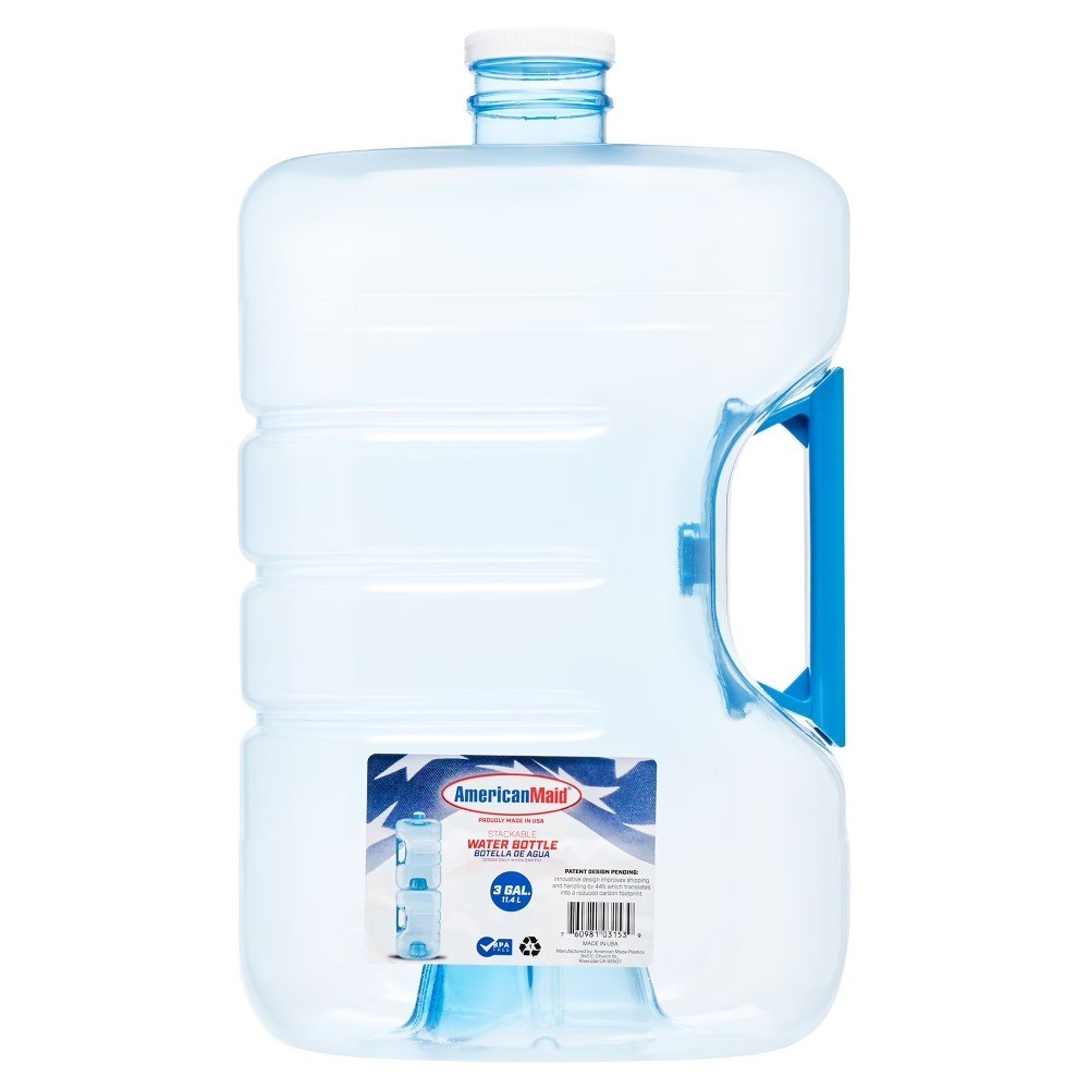 Stackable Refillable 3 Gallon Water Bottle with Spigot Free