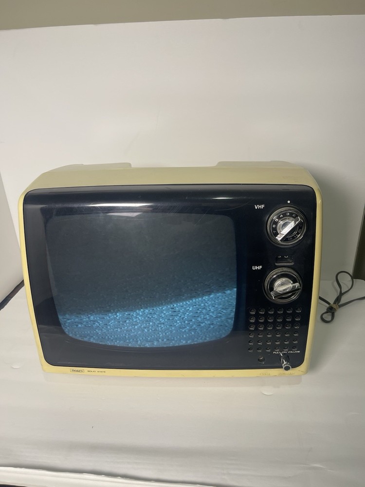 Vintage 1976 Sears 562-50260500 Solid State VHF UHF Television Working