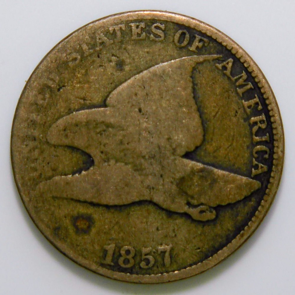 1857 Flying Eagle Cent G k490