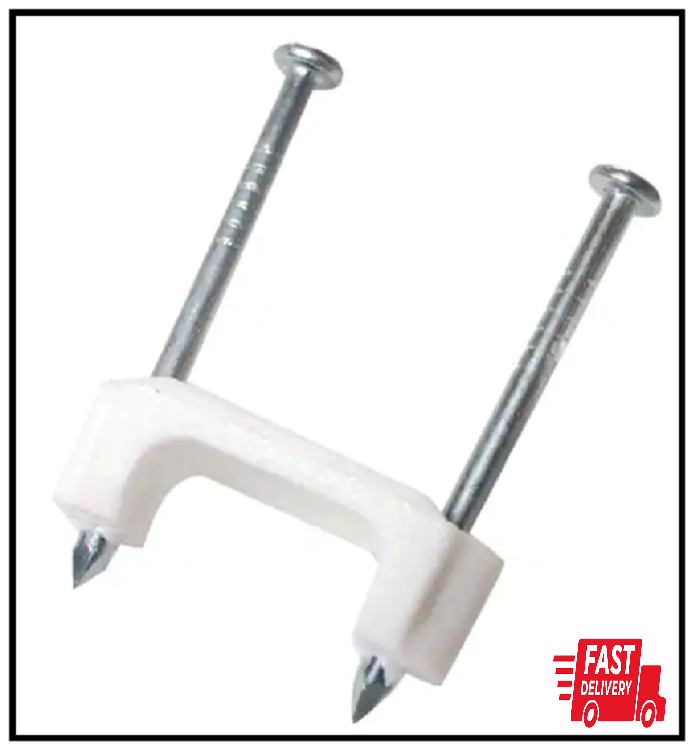 3/4 In. White Plastic Staples for Non-Metallic Cable (175-Pack)