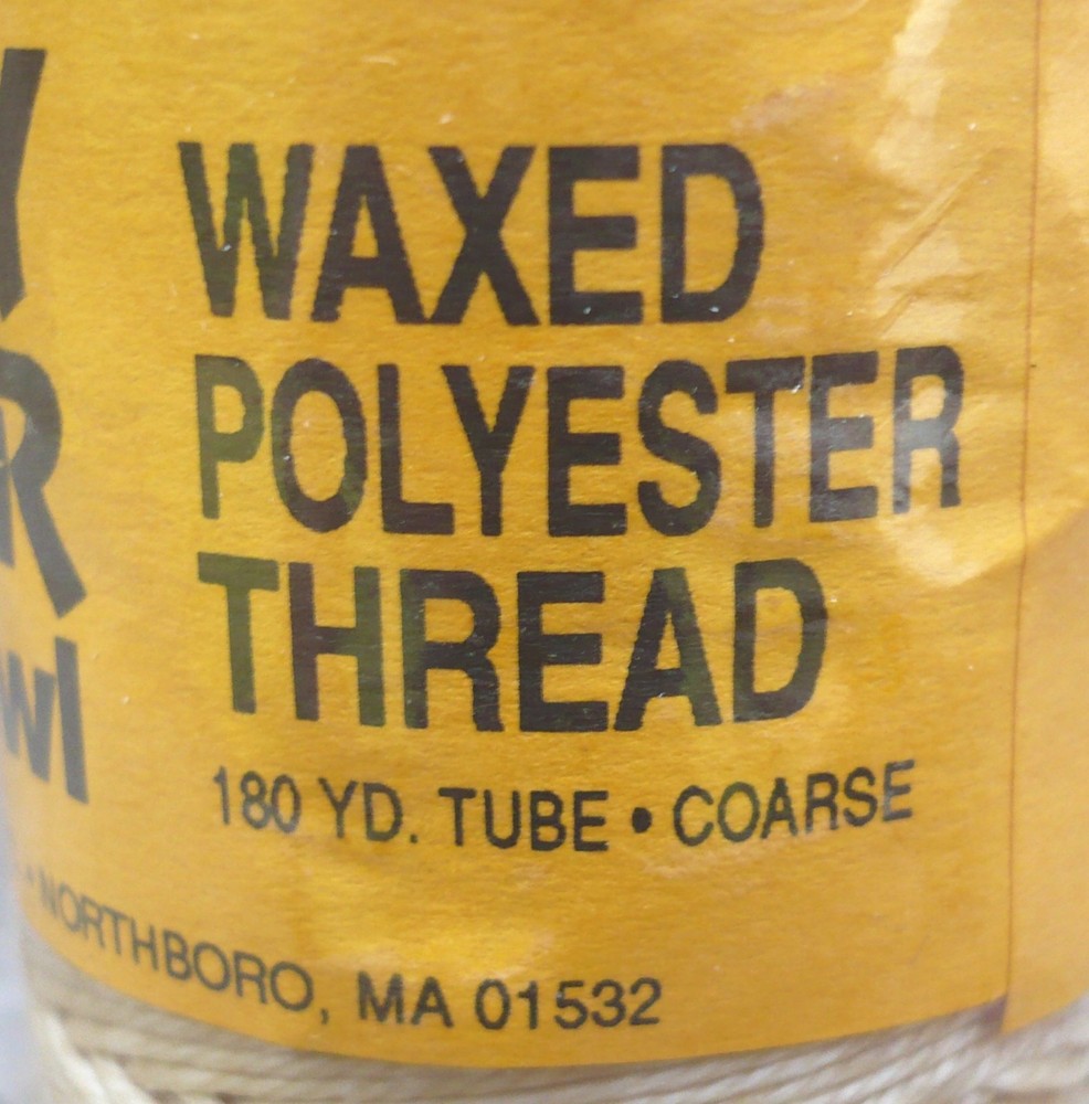 Speedy Stitcher Waxed Polyester Thread - COARSE 180 Yds.