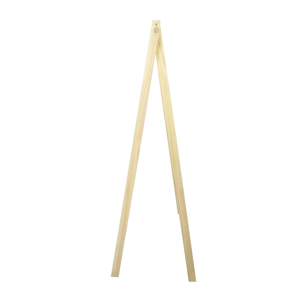 Solid Wood Collapsible Garment Rack - No Tool Assembly, Aesthetic Design